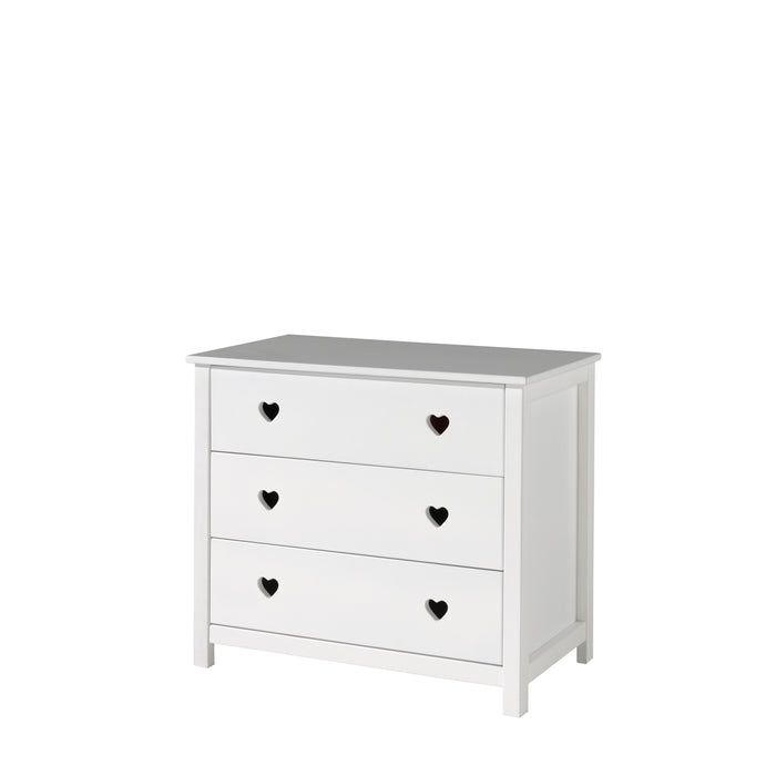 LUCEVI - Amori Commode 3 Laden - Wit - 90x50 cm