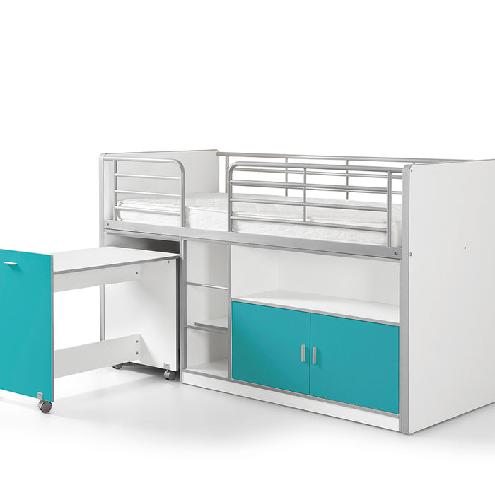 LUCEVI - Bonny 91 Halfhoogslaper 90x200cm - Turquoise