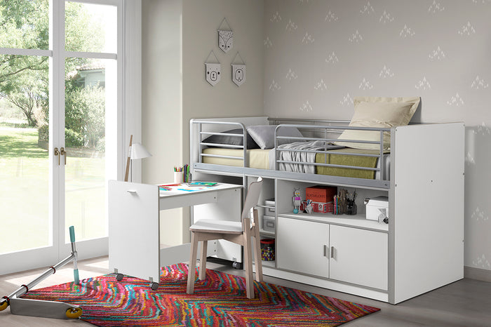 LUCEVI - Bonny 91 Halfhoogslaper 90x200cm - wit
