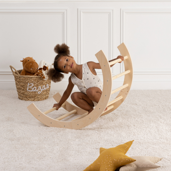 MISOU Pikler Klimboog met Klimrek Montessori Triangle Klimframe Bab...