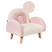 Beliani - OMBO - Kinderfauteuil - Roze - Bouclé