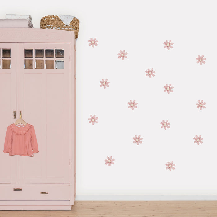 Little Dutch Fairy Garden Muurstickers - 21x30cm - Bloemen