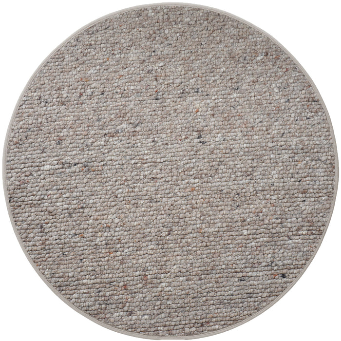 Veer Carpets - Vloerkleed Steve Donker Beige Rond ø200 cm