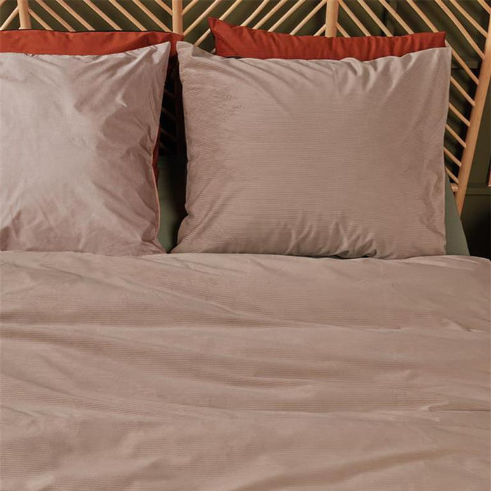 At Home by Beddinghouse Cosy Corduroy Dekbedovertrek 200 x 200|220 cm - Naturel