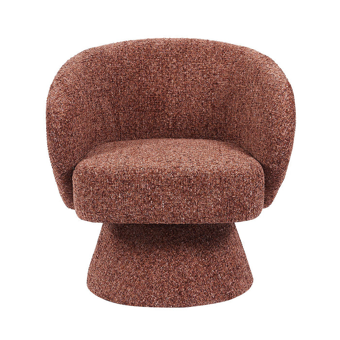 Bronx71 Fauteuil Lenn draaibaar chenille koper