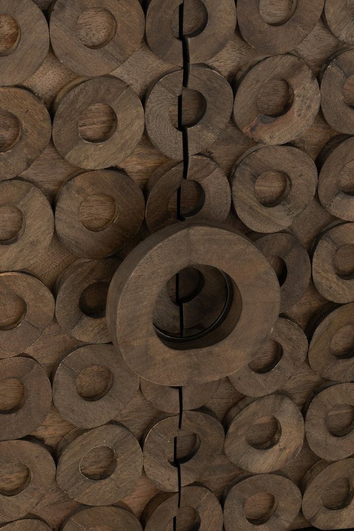 J-line - Buffet 4 Deuren Mangohout|mdf Bruin - 152x45x83cm