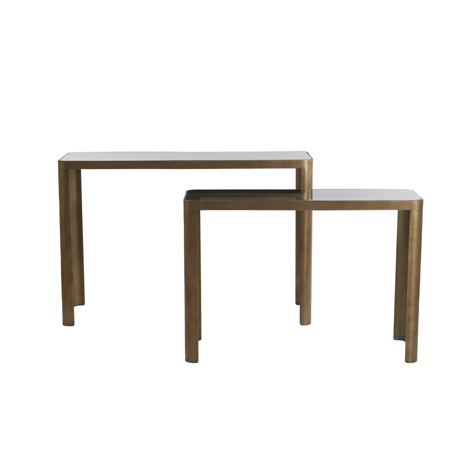 Light & Living - Side OXE - 120x35x80cm - Brons - Set van 2