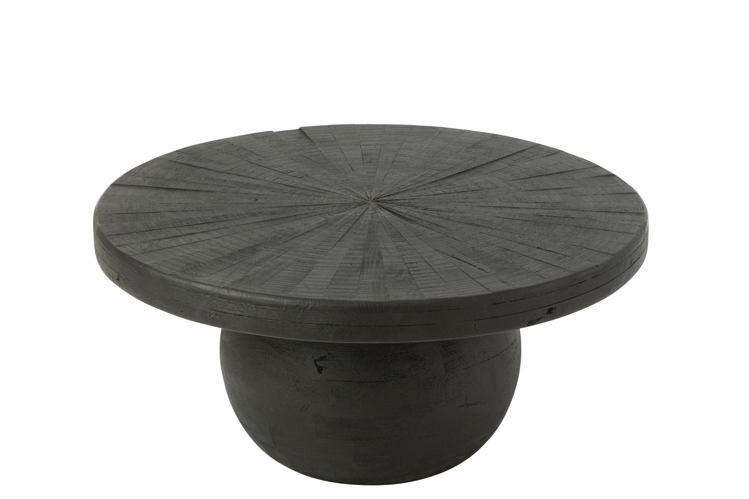 J-Line bijzettafel Bol Shanil - hout - zwart