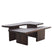 Light & Living - Salontafel CRATO - 120x60x45cm - Bruin - Set van 2