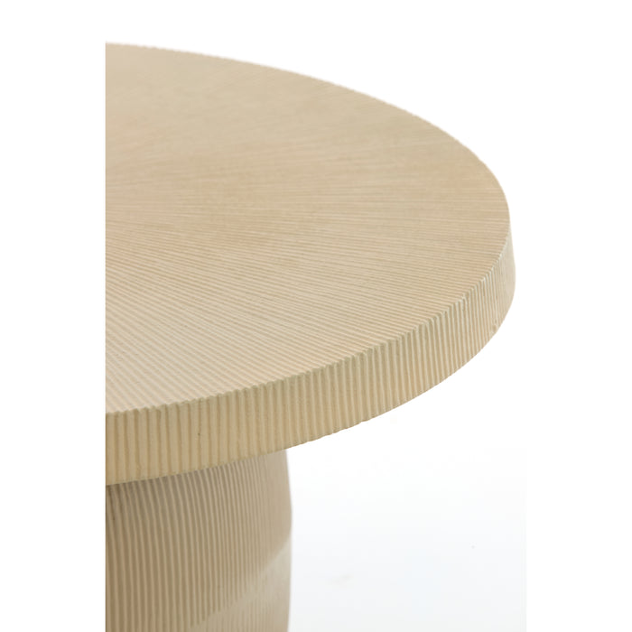 Light & Living - Salontafel TIGRAN - Ø75.5x41.5cm - Bruin