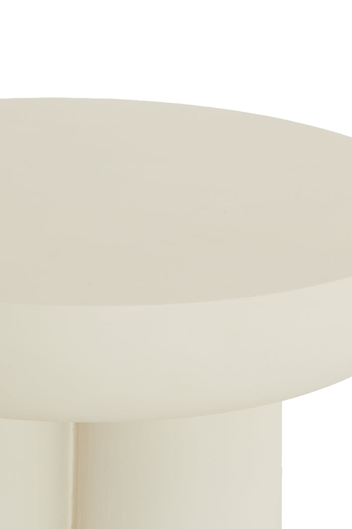 Light & Living - Salontafel MIZUHO - Ø70x35cm - Wit