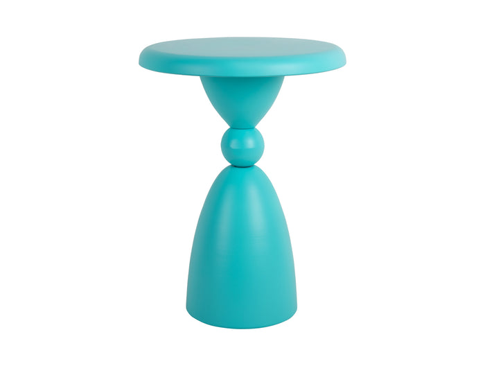 Leitmotiv - Bijzettafel Folly Outdoor - Turquoise blue