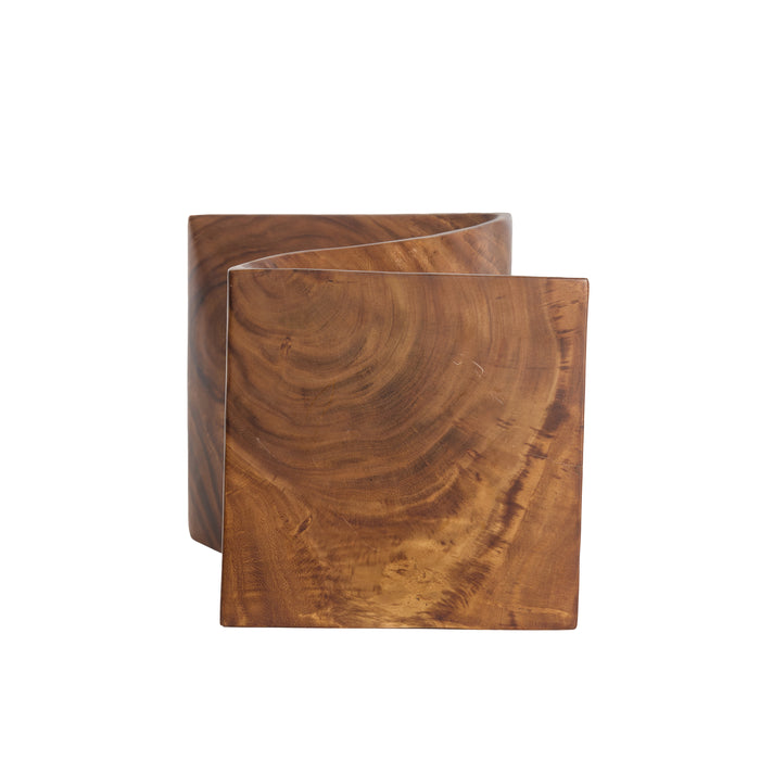 Light & Living - Bijzettafel MUHAN - Ø30x45cm - Bruin