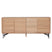 DÉJA Living - Dressoir Eikenhout|Metaal - Naturel - 200x45x86cm - Inès