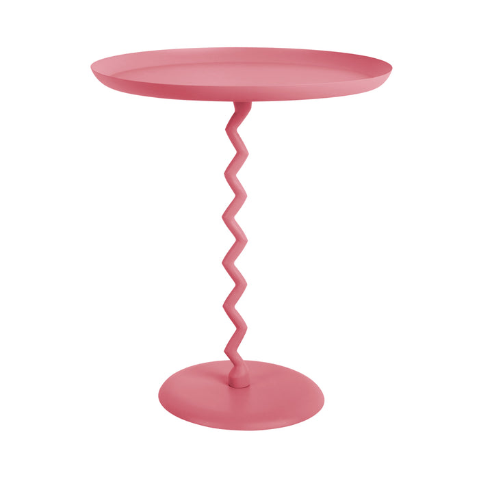 Leitmotiv - Bijzettafel Zig Zag Large - Helderroze