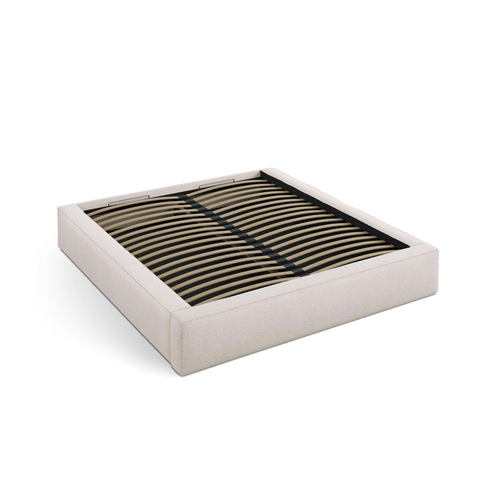 Micadoni Bedframe met opbergvak Simon 200x200 bouclé