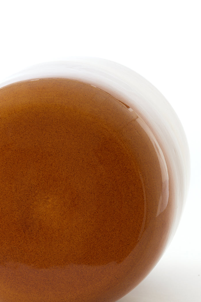 Light & Living - Bijzettafel FRANCA - Ø30.5x26cm - Geel