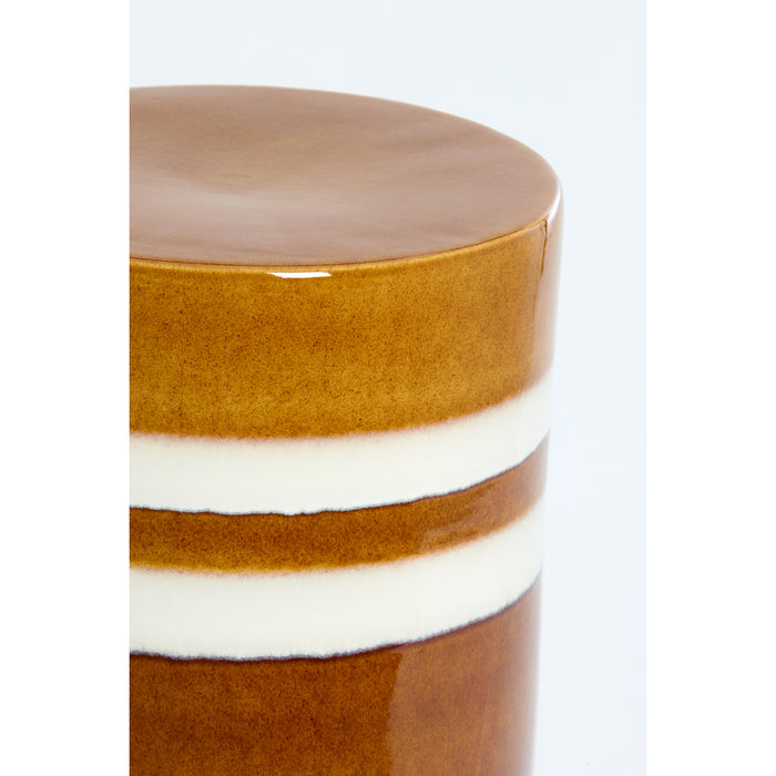 Light & Living - Bijzettafel MOOCA - Ø33x44cm - Bruin