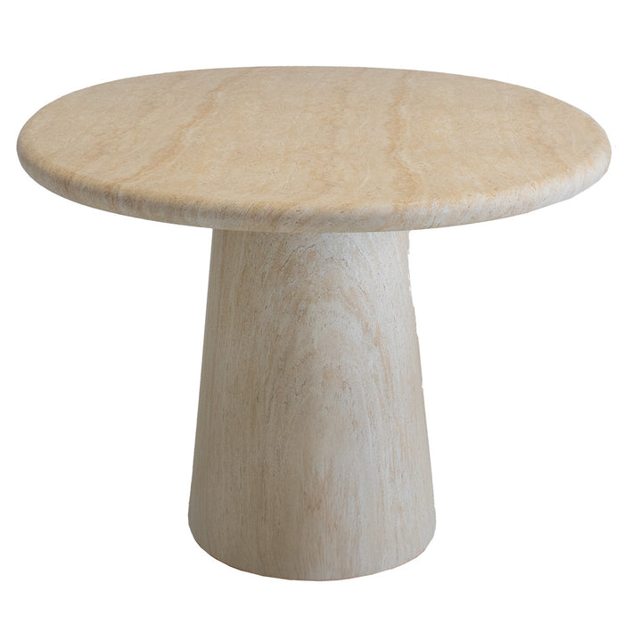 DÉJA Living - Tuintafel Travertin - Ovaal - 200x100x76cm - Brunn