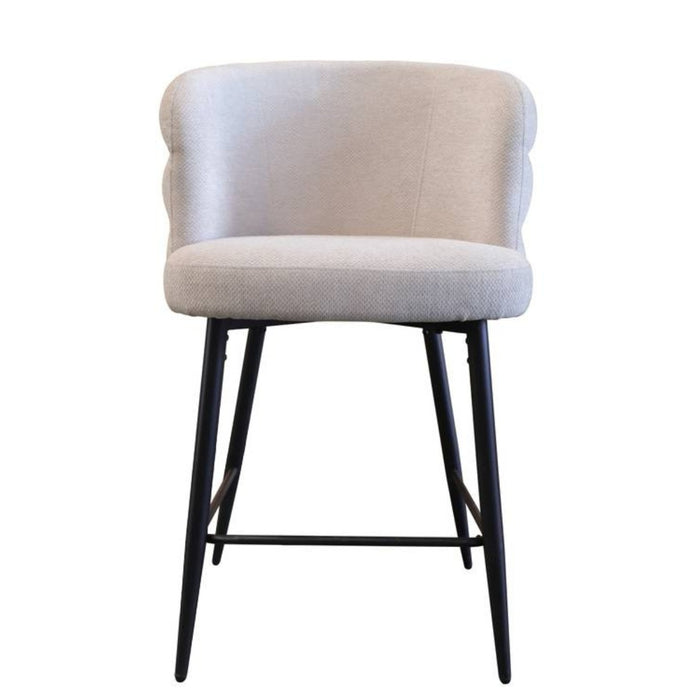 DÉJA Living - Barkruk Taupe - Zithoogte 75cm - Félix - Set van 2