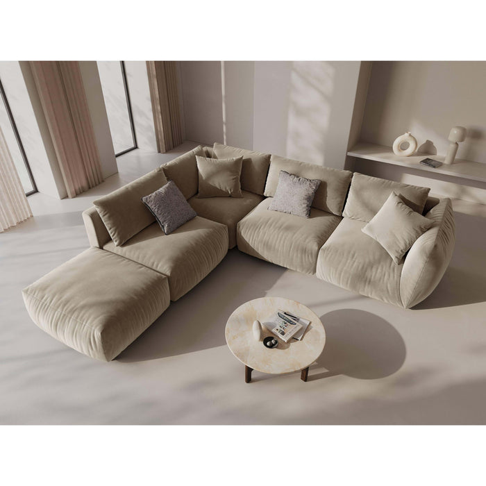 Micadoni Hoekbank Christ 4-zits links velvet