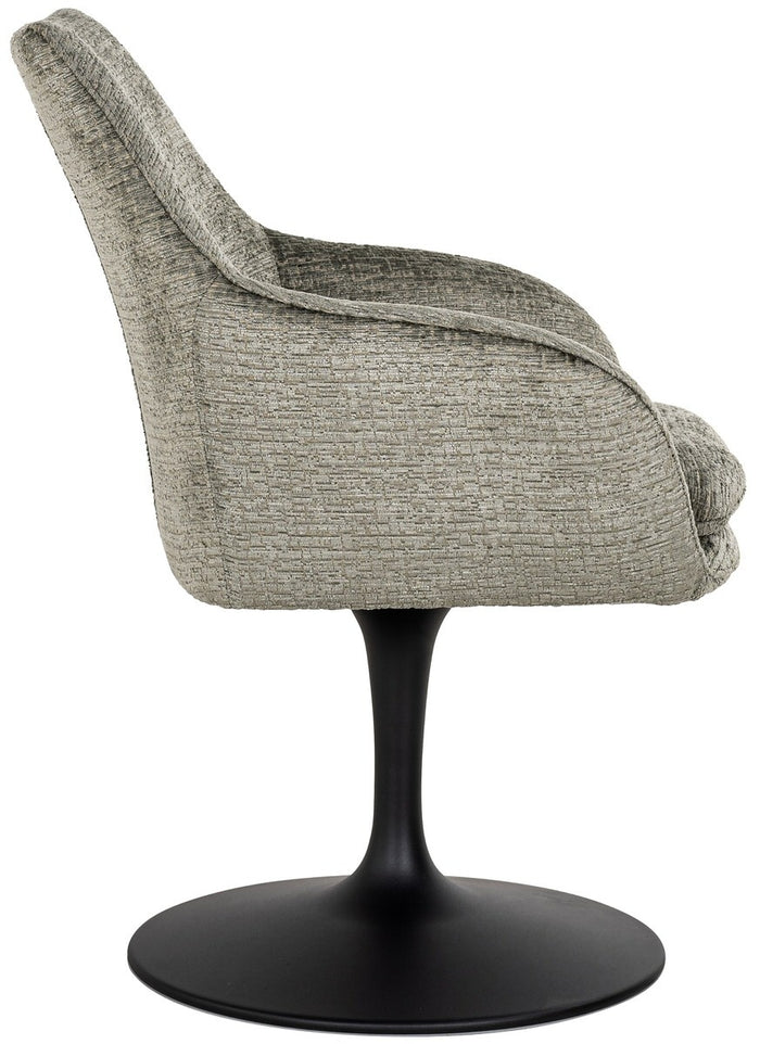 Richmond Interiors Marlon Tijm Groen Draaifauteuil