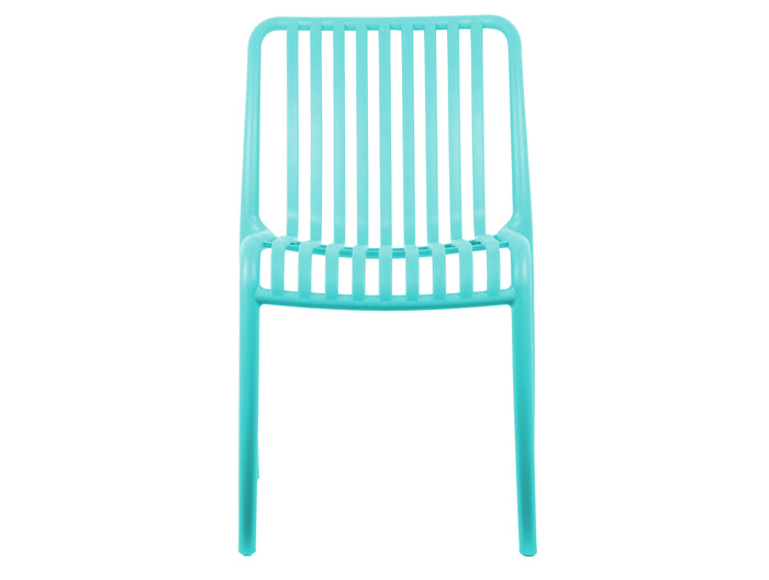 Leitmotiv - Eetkamerstoel Glee - Turquoise blue