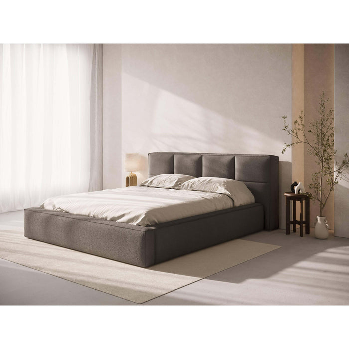 Micadoni Bedframe met opbergvak Simon 200x200 bouclé