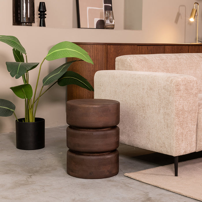 LABEL51 - Bijzettafel Milly - Espresso Mangohout