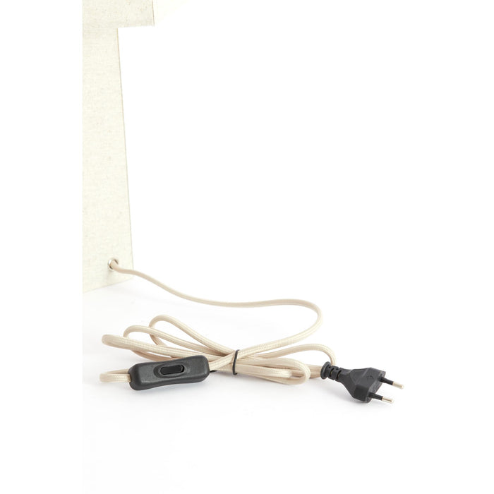 Light & Living Tafellamp Musabo - Naturel - Ø25cm