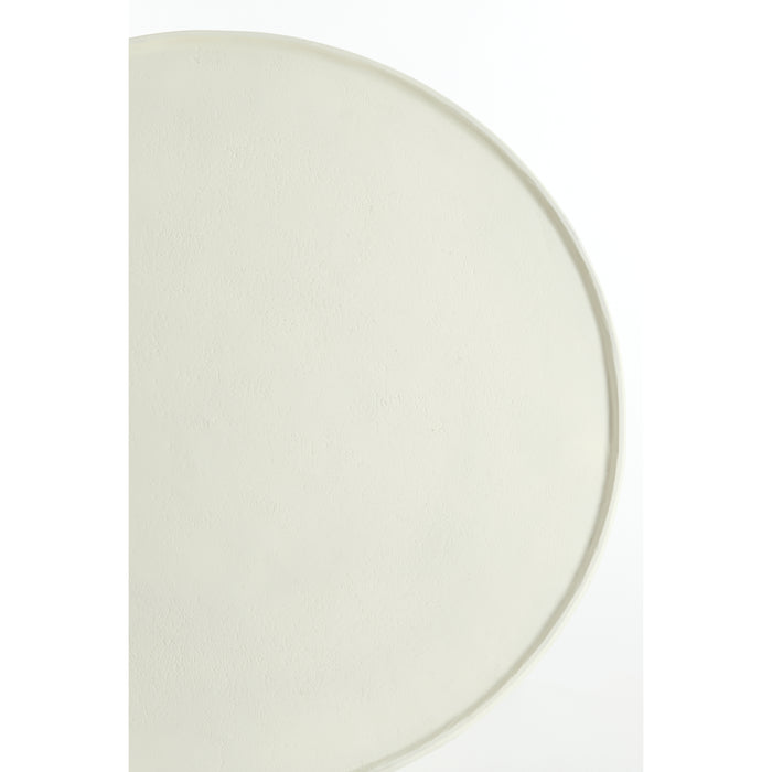 Light & Living - Bijzettafel BABINA - Ø59x41cm - Wit