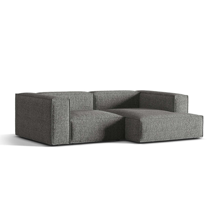 Micadoni Hoekbank Nuria 3-zits rechts bouclé