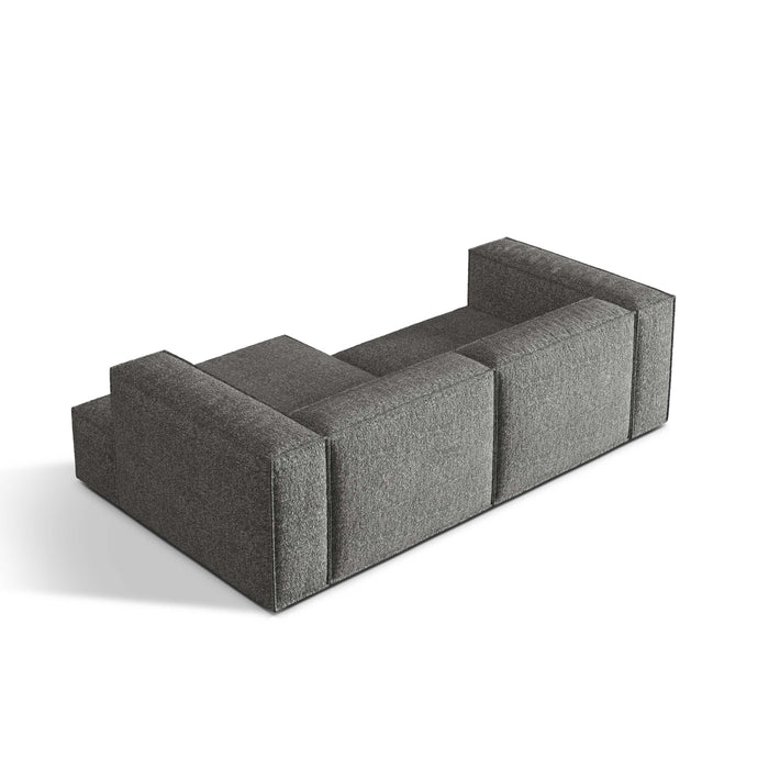 Micadoni Hoekbank Nuria 3-zits rechts bouclé