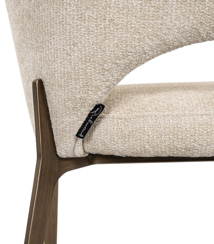 Richmond Interiors Kenzi Cream Unicorn Armstoel