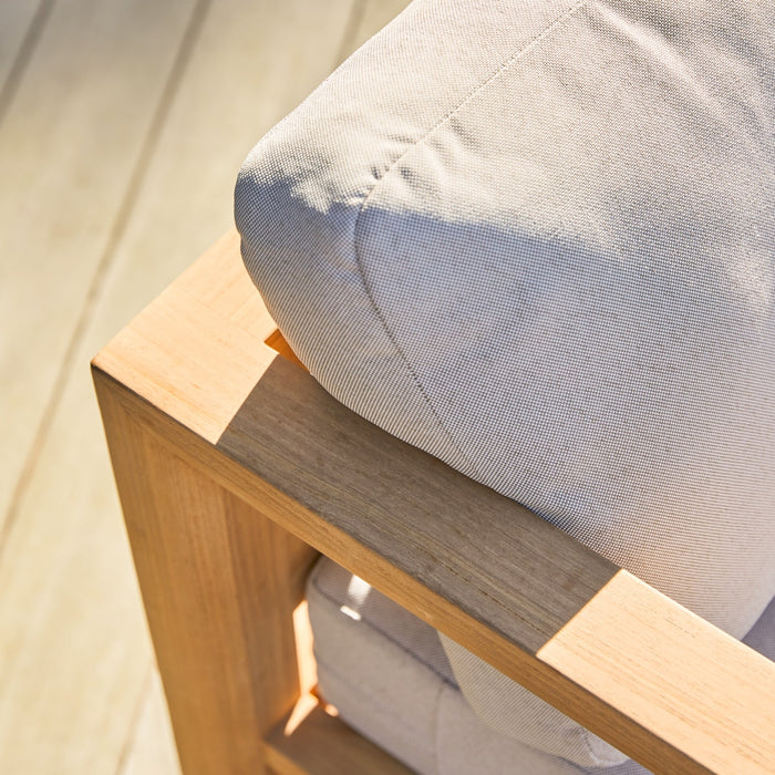 Tikamoon - 3-zits tuinbank in massief teakhout Noah