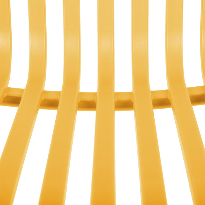 Leitmotiv - Eetkamerstoel Glee - Heldergeel