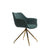 Light&living Eetkamerstoel 62x52x81 cm JAIMY emerald-groen+goud