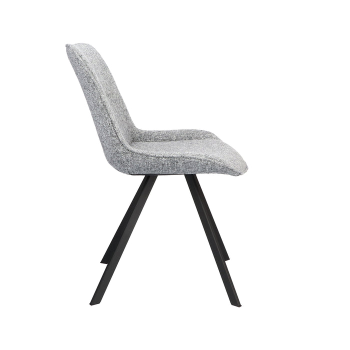 Eetkamerstoel Lavina - Grijs -  - 52x84x60cm (BxHxD)