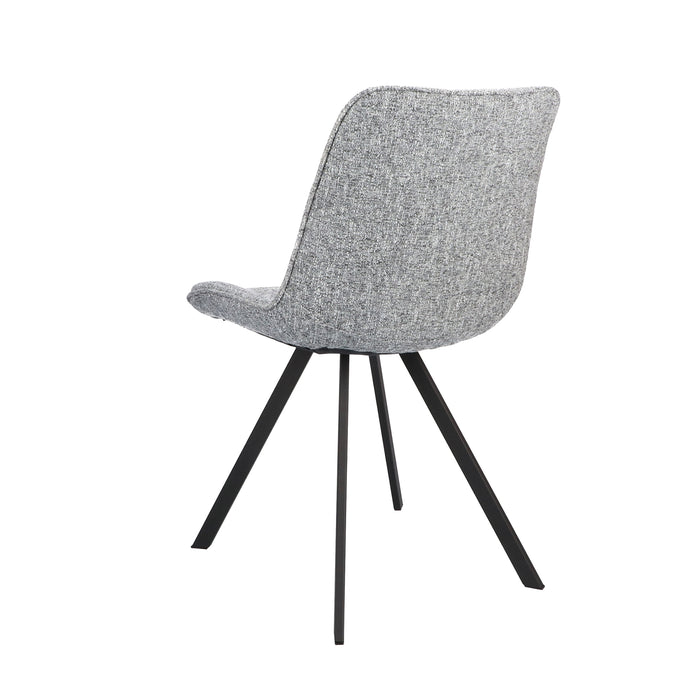 Eetkamerstoel Lavina - Grijs -  - 52x84x60cm (BxHxD)