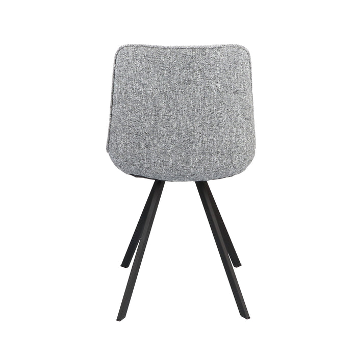 Eetkamerstoel Lavina - Grijs -  - 52x84x60cm (BxHxD)