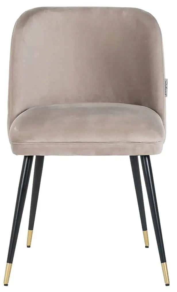 Richmond Interiors Alicia Eetkamerstoel Khaki Velvet