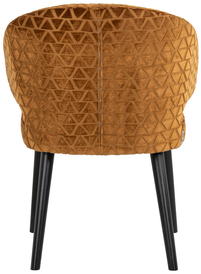 Richmond Interiors Indigo Armstoel Gold Triangle