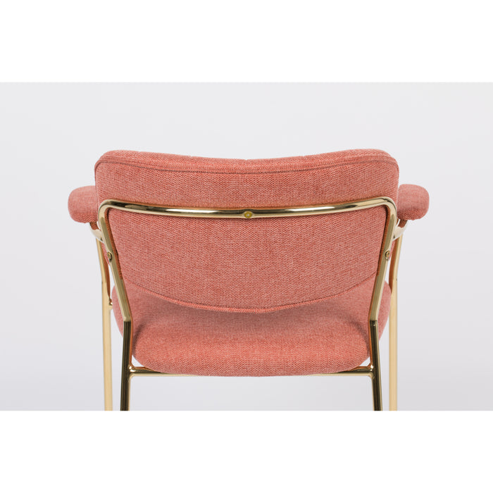 ANLI STYLE Armchair Jolien Gold|Pink