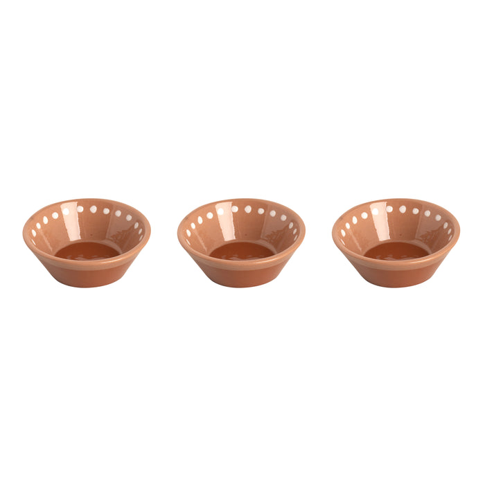 Colori Del Sud - Mezquita - Schaal - 3 stuks - 20 cl - ø 11 cm - Roze