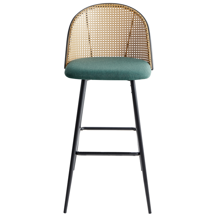 Beliani - CORNELL - Barkruk set van 2 - Groen - IJzer