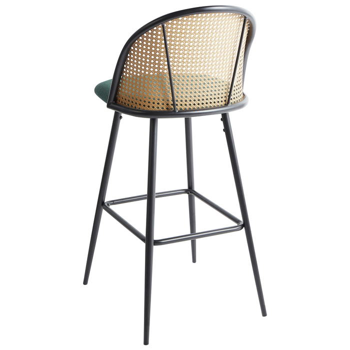 Beliani - CORNELL - Barkruk set van 2 - Groen - IJzer