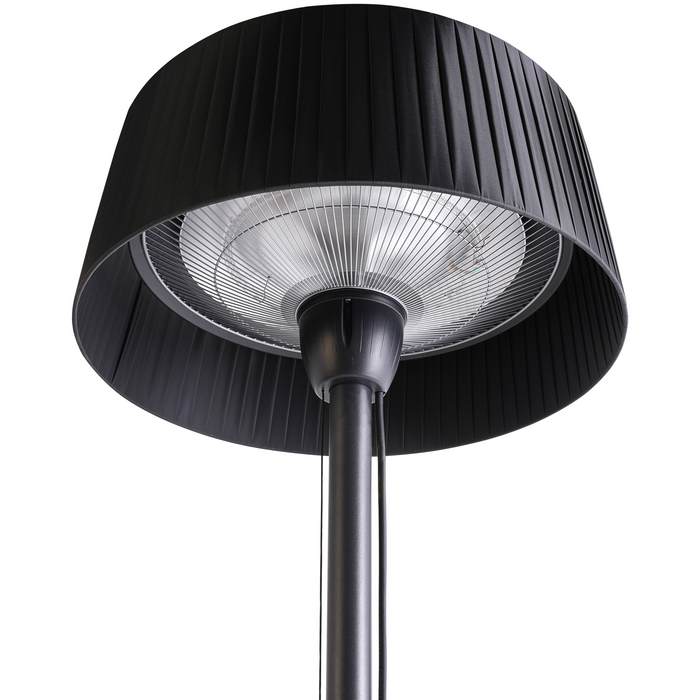 Beliani - VARAZZE - Terrasverwarmer - Zwart - Staal