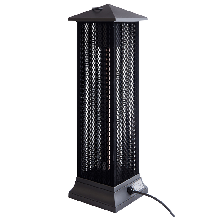 Beliani - TUNUPA - Terrasverwarmer - Zwart - Staal