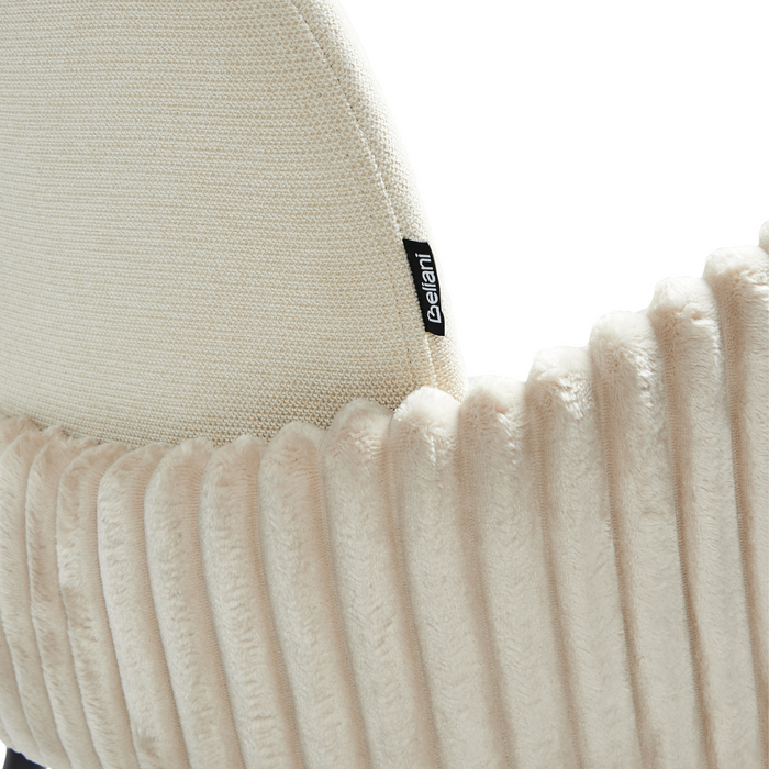 Beliani - AMITY - Barkruk set van 2 - Lichtbeige - Polyester