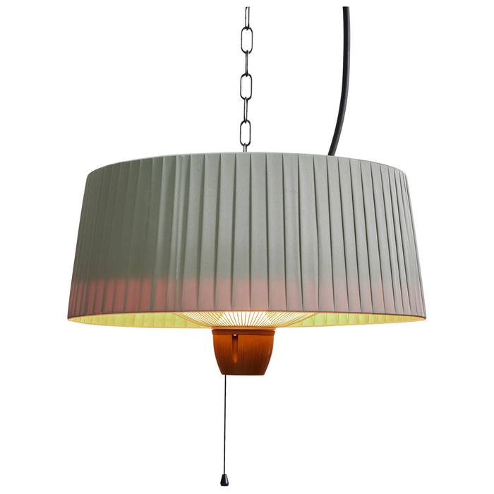 Beliani - ASCEA - Terrasverwarmer - Lichtgrijs - Aluminium